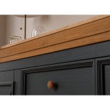 Комод Форест 4 двери 2 ящика серый 7012/бейц-масло картинка 4 Комод Форест 4 двери 2 ящика серый 7012/бейц-масло картинка 4