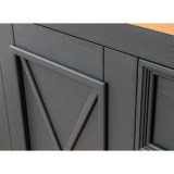 Комод Форест 4 двери 2 ящика серый 7012/бейц-масло картинка 7 Комод Форест 4 двери 2 ящика серый 7012/бейц-масло картинка 7