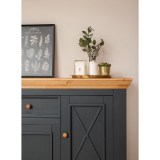 Комод Форест 4 двери 2 ящика серый 7012/бейц-масло картинка 8 Комод Форест 4 двери 2 ящика серый 7012/бейц-масло картинка 8