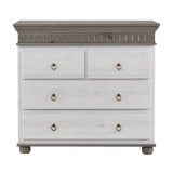 Комод Хельсинки -22 Белый воск+серый - картинка 2 Комод Хельсинки -22 Белый воск+серый - картинка 2