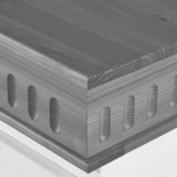 Комод Хельсинки -22 Белый воск+серый - картинка 4 Комод Хельсинки -22 Белый воск+серый - картинка 4