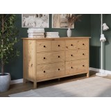 Комод Хемнэс 8 ящ оригинал Россия светло коричневый 5 Комод Хемнэс 8 ящ оригинал Россия светло коричневый 5