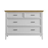 Комод Квадро-С 04 Белый лак  + антик №24 картинка 2