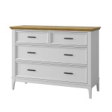 Комод Квадро-С 04 Белый лак  + антик №24 картинка 3