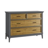 Комод Квадро-С 04 Серый №7042 + антик №24 картинка 1