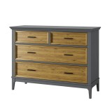 Комод Квадро-С 04 Серый №7042 + антик №24 картинка 3 Комод Квадро-С 04 Серый №7042 + антик №24 картинка 3