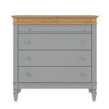 Комод Ольса 204 Серый №7042 + антик №24 - картинка 2 Комод Ольса 204 Серый №7042 + антик №24 - картинка 2