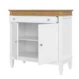 Комод Ольса 221 Белый лак + антик №24 - картинка 3