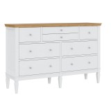 Комод Ольса-224 Белый лак + антик №24- картинка 1