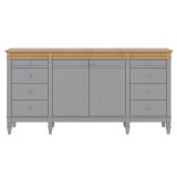 Комод Ольса 428 Серый №7042 + антик №24 - картинка 2 Комод Ольса 428 Серый №7042 + антик №24 - картинка 2