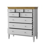 Комод Ольса-С 323 Белый лак + антик №24 картинка 5 Комод Ольса-С 323 Белый лак + антик №24 картинка 5