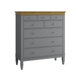 Комод Ольса-С 323 серый №7042 + антик №24 картинка 1