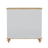 Комод Рандеву-04 МАССИВ СОСНЫ Белый лак + антик №24 картинка 5