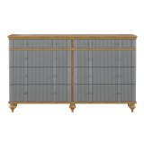 Комод Рандеву 08 (серый 7042/антик-24) фото1 Комод Рандеву 08 (серый 7042/антик-24) фото1