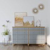 Комод Рандеву 08 (серый 7042/антик-24) фото5 Комод Рандеву 08 (серый 7042/антик-24) фото5