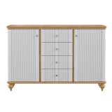 Комод Рандеву 324 (белый лак/антик-24)-1 Комод Рандеву 324 (белый лак/антик-24)-1