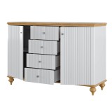 Комод Рандеву 324 (белый лак/антик-24)-2 Комод Рандеву 324 (белый лак/антик-24)-2