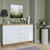 Комод Рандеву 324 (белый лак/антик-24)-9 Комод Рандеву 324 (белый лак/антик-24)-9