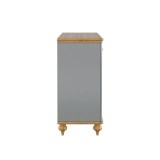 Комод Рандеву 324 (серый-7042/антик-24)-3