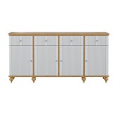 Комод Рандеву 444 (белый лак/антик-24)-1