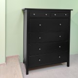 Комод с 6 ящиками КАНТРИ (ХЕМНЭС) черный  - картинка 7