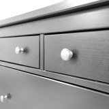 Комод с 6 ящиками КАНТРИ (ХЕМНЭС) черный  - картинка 5