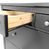 Комод с 6 ящиками КАНТРИ (ХЕМНЭС) черный  - картинка 6