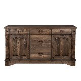 Комод Викинг GL-05/01 с ящиками ВЕНГЕ картинка 1