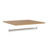 Комплект Ольса-01 (полка+штанга) Белый лак - картинка 1