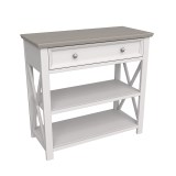 КОНСОЛЬ ФОРЕСТ БЕЛЫЙ ВОСК/АНТРАЦИТ фото