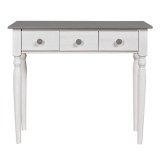 Консоль Консолеа-3 Белый воск+серый - картинка 2 Консоль Консолеа-3 Белый воск+серый - картинка 2