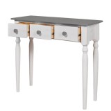 Консоль Консолеа-3 Белый воск+серый - картинка 3 Консоль Консолеа-3 Белый воск+серый - картинка 3