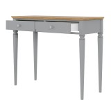 Консоль Ольса-02 (1000) серый №7042 + антик №24 - картинка 3