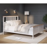 Кровать 160х200  ХЕМНЭС ориг. белый / светло коричневый 5