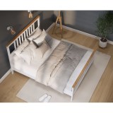 Кровать 160х200  ХЕМНЭС ориг. белый / светло коричневый 6