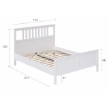 Кровать 160х200 ХЕМНЭС оригинал белый - картинка 4 Кровать 160х200 ХЕМНЭС оригинал белый - картинка 4