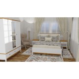 Кровать 160х200  Пенни белый воск/антик 24 картинка 13