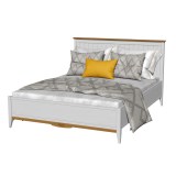 Кровать 160х200  Пенни белый воск/антик 24 картинка 1