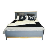 Кровать 160х200 Пенни серый 7046/антик 24 картинка 4 Кровать 160х200 Пенни серый 7046/антик 24 картинка 4