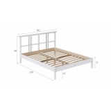 Кровать 160x200 РИКЕНЕ (ВОЙВЫВ) белый рис4