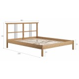 Кровать 160x200 РИКЕНЕ (ВОЙВЫВ) светло-коричневый рис4 Кровать 160x200 РИКЕНЕ (ВОЙВЫВ) светло-коричневый рис4