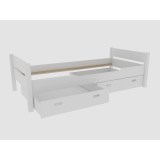 Кровать Амелия с ящиками белый воск картинка 1 Кровать Амелия с ящиками белый воск картинка 1