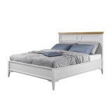 Кровать Бон Вояж 160*200 Белый лак / Антик №24 картинка 5 Кровать Бон Вояж 160*200 Белый лак / Антик №24 картинка 5