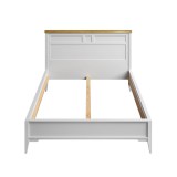 Кровать Бон Вояж 160*200 Белый лак / Антик №24 картинка 6 Кровать Бон Вояж 160*200 Белый лак / Антик №24 картинка 6