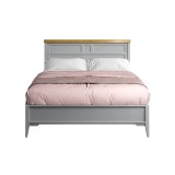 Кровать Бон Вояж 160*200 Серый № 7042 / Антик № 24 картинка 3 Кровать Бон Вояж 160*200 Серый № 7042 / Антик № 24 картинка 3