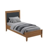 Кровать Бридж 90х200 браун/серый 7012 картинка 2 Кровать Бридж 90х200 браун/серый 7012 картинка 2