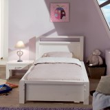 Кровать Фьорд 90 белый воск