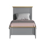 Кровать Квадро-С 90 Серый №7042 + антик №24 картинка 2