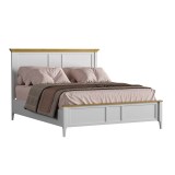 Кровать Квадро-С Белый лак + антик №24 картинка 17