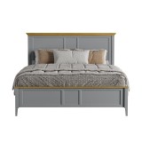 Кровать Квадро-С Серый №7042 + антик №24 картинка 2 Кровать Квадро-С Серый №7042 + антик №24 картинка 2